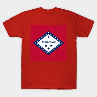 Arkansas Flag. USA T-Shirt